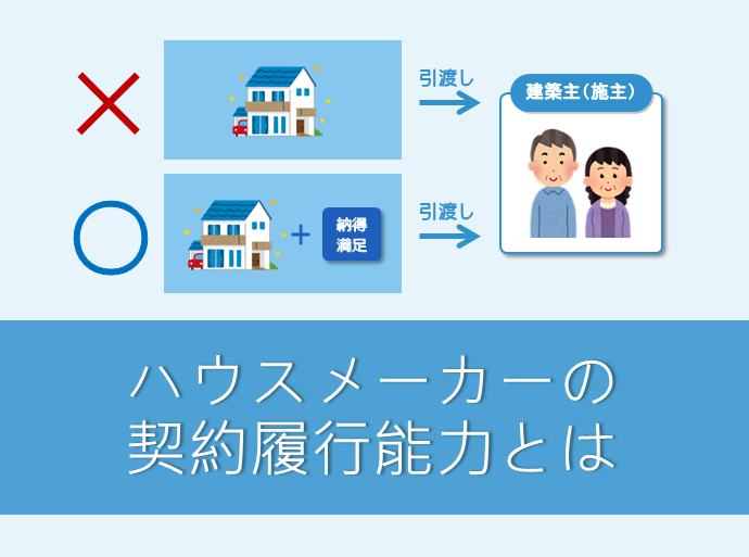 信頼できるハウスメーカーとは？業者の契約履行能力とはなにか？ | 住宅メーカー選びの完全ガイドーわかりやすい住宅制度の解説